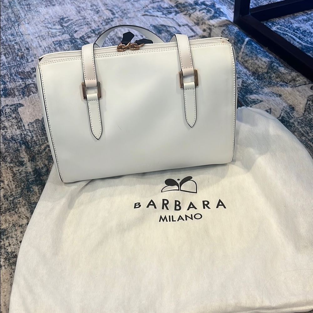 Barbara White Handbag